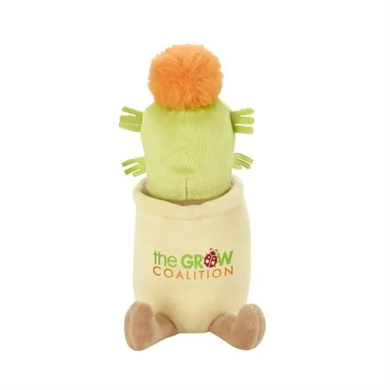 Potted Plush Plant Toy Weighted Bottom Polyester - 7-9.5 in