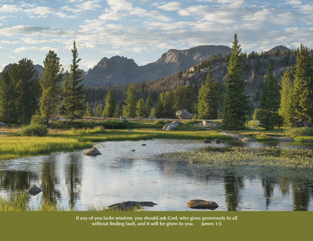 Eternal Word Bible Verse Spiral Calendar Planning - 18.5 x 11 in - product view 8