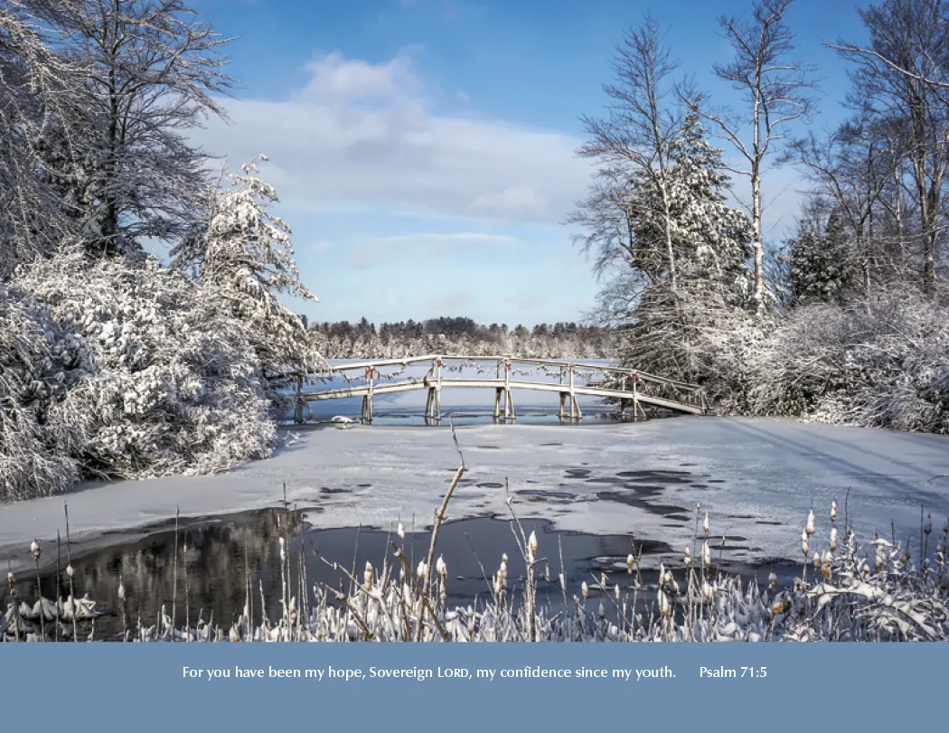 Eternal Word Bible Verse Spiral Calendar FSC Paper - 18.5 x 11 in - product view 16