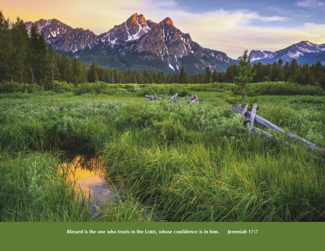 Everlasting Word Spiral Calendar Bible Verses - 18.5 x 11 in - product view 5