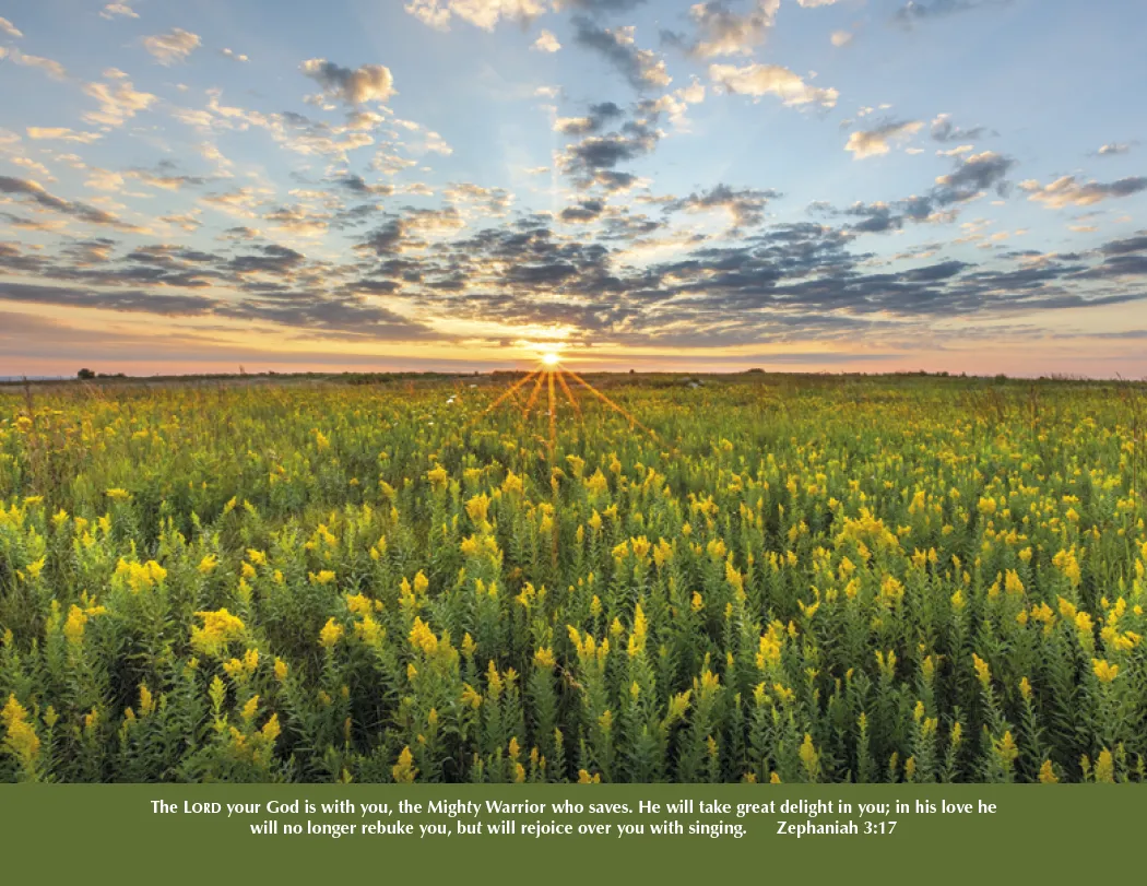 Everlasting Word Spiral Calendar Bible Verses - 18.5 x 11 in - product view 10