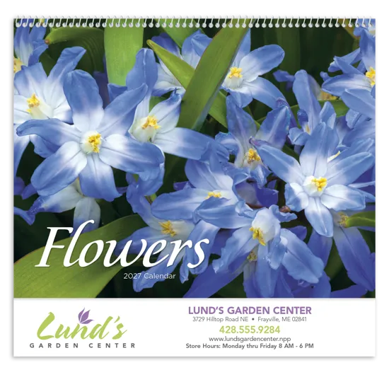 Good Value Flowers - Spiral Calendar - product view 1
