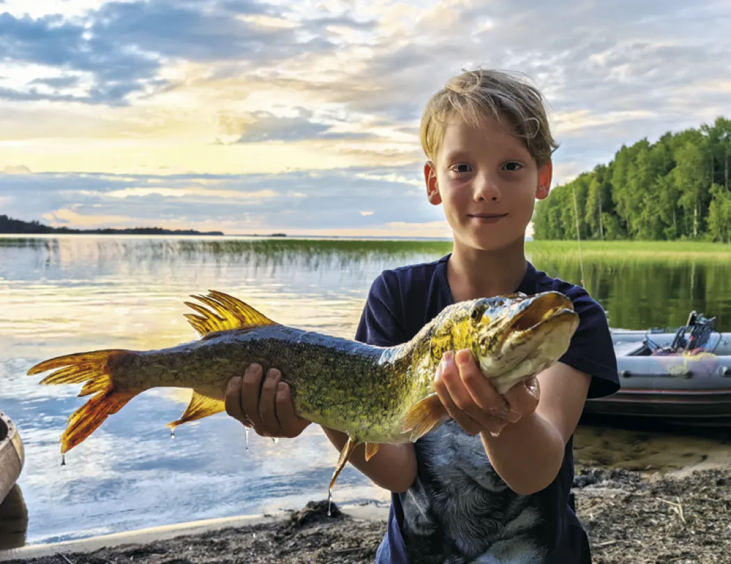 Fishing Wall Calendar Stapled FSC Paper - 19 x 11 in - product view 10