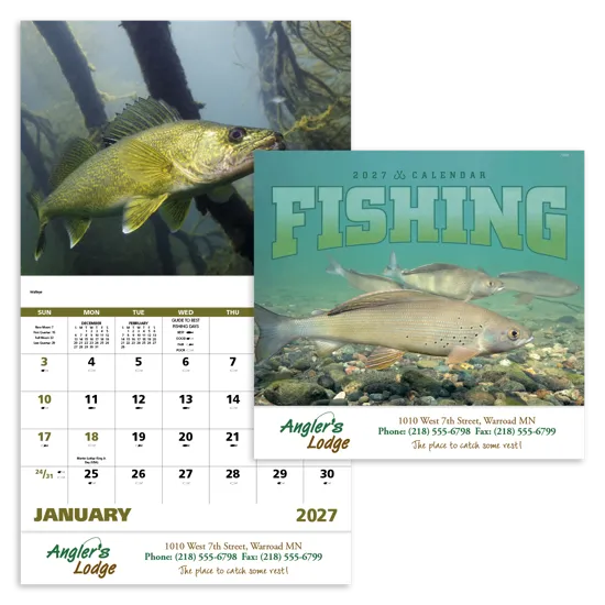 Good Value Fishing - Stapled Calendar - product view 1