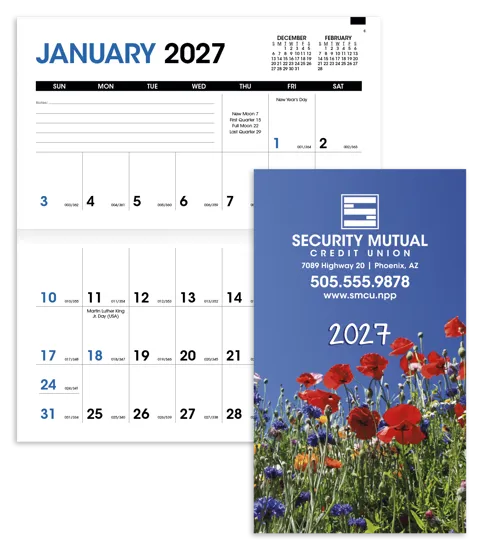 Colorful Impressions Monthly Pocket Planner SFI - 6 x 7 in