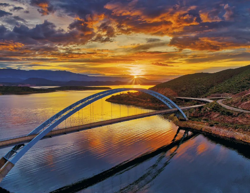 Dawn to Dusk Wall Calendar Sunrise Sunset - 19 x 11 in - product view 13