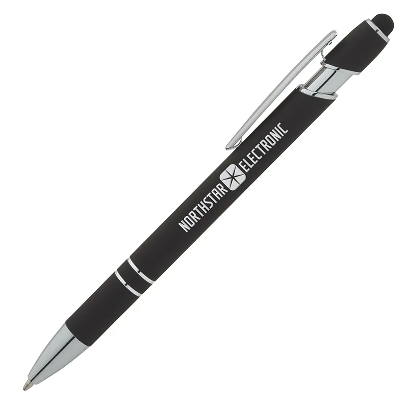 Pen Aluminum Soft-Touch with Stylus - 5.75 in