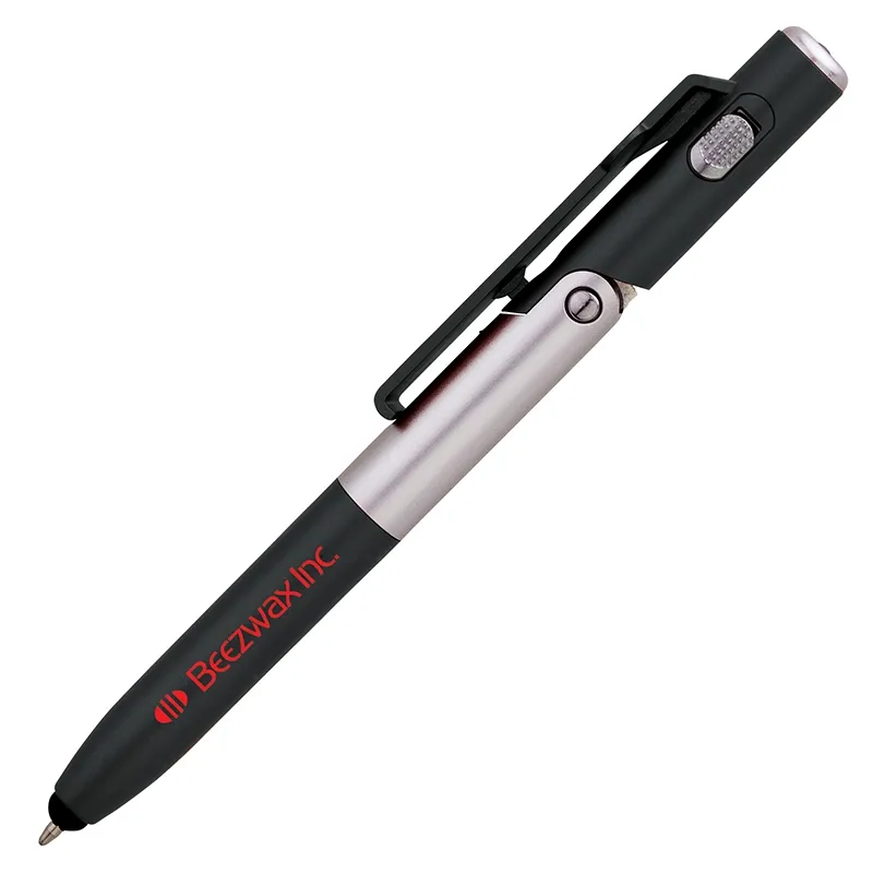 Ballpoint Pen 4-in-1 LED Phone Stand Stylus