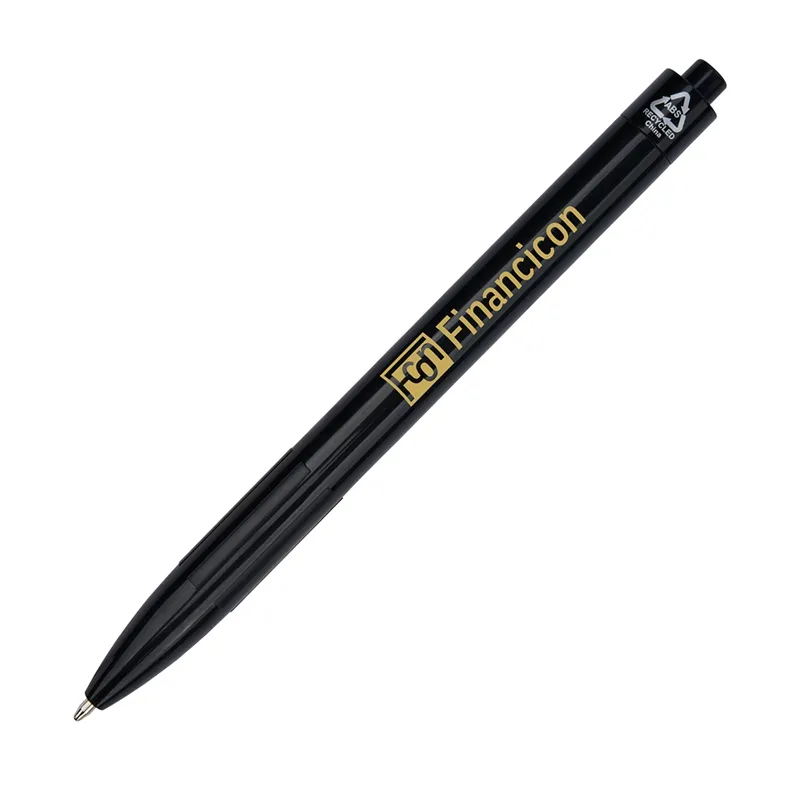 Pen Ballpoint Recycled Plastic Plunge-Action - 5 3/8 in