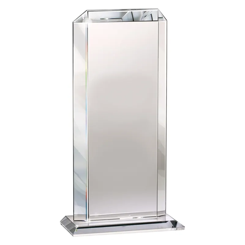 Crystal Award Tower with Base - 11 x 5 in - product view 2