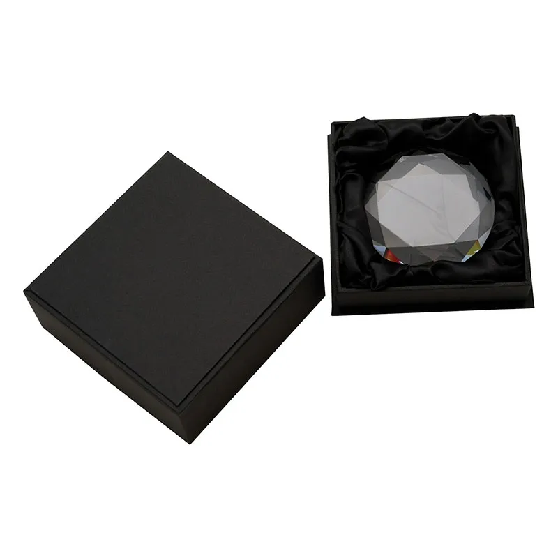 Crystal Paperweight Gem Cut Octagon Face - 2.75 in - product view 6