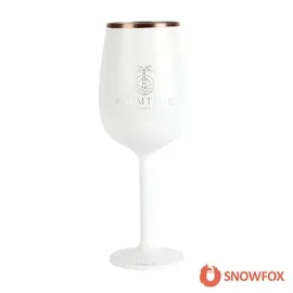 Insulated Wine Glass Stemmed Double Wall Steel - 12 oz - product view 5