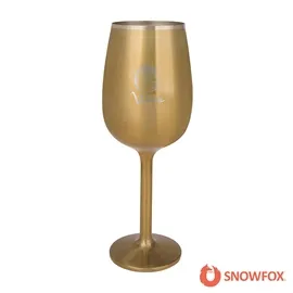 Insulated Wine Glass Stemmed Double Wall Steel - 12 oz - product view 6