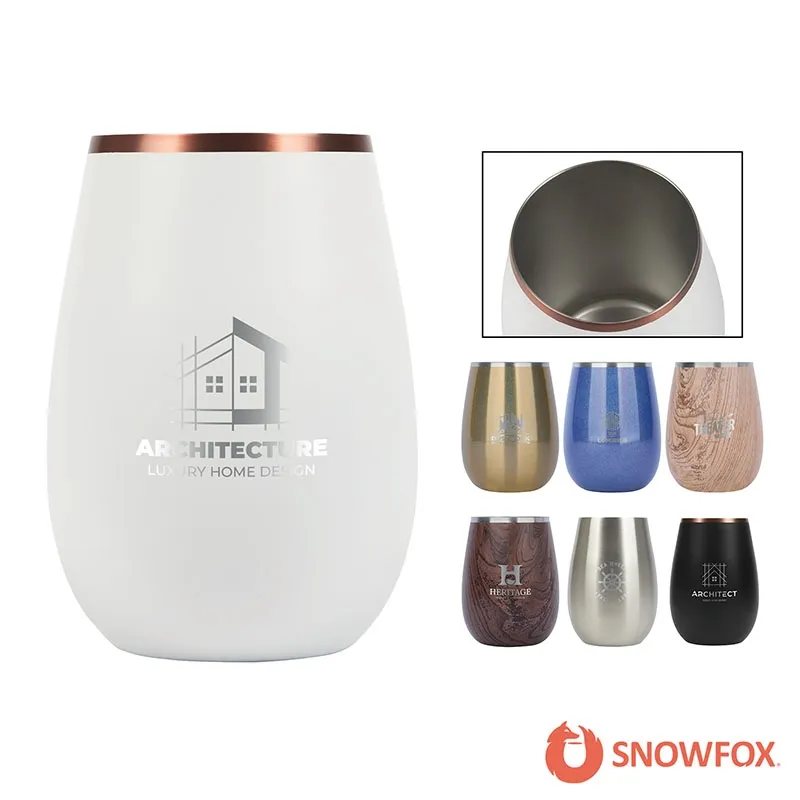 Insulated Wine Glass Grand Pinot Double Wall Steel - 12 oz - product view 4