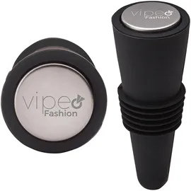 Wine Stopper Silicone Stainless Steel Top - 2 9/16 in H