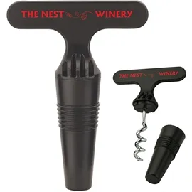 Bottle Opener Wine Stopper 3-in-1 Tool - 3 1/2 in H