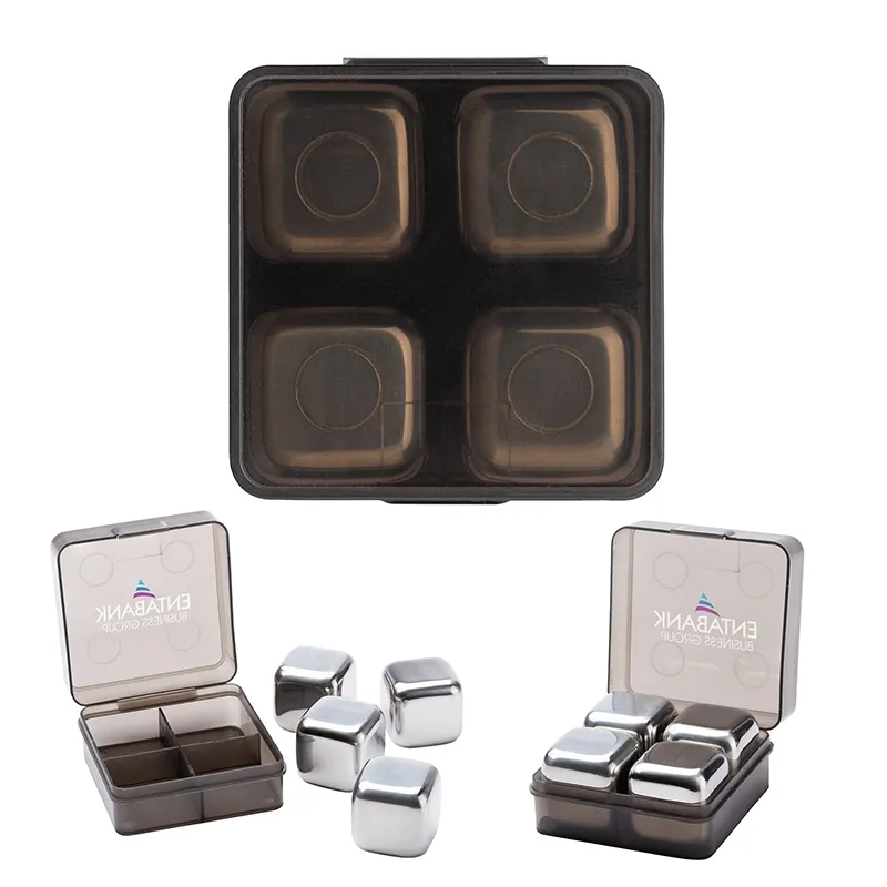 Ice Cube Set Stainless Steel 4-Piece - 2 1/2 in W - product view 2