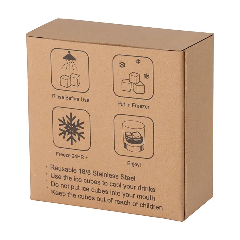 Ice Cube Set Stainless Steel 4-Piece - 2 1/2 in W - product view 9