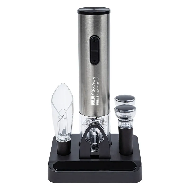 Wine Set Electric 6-Piece Corkscrew Opener - 5 1/8 in W