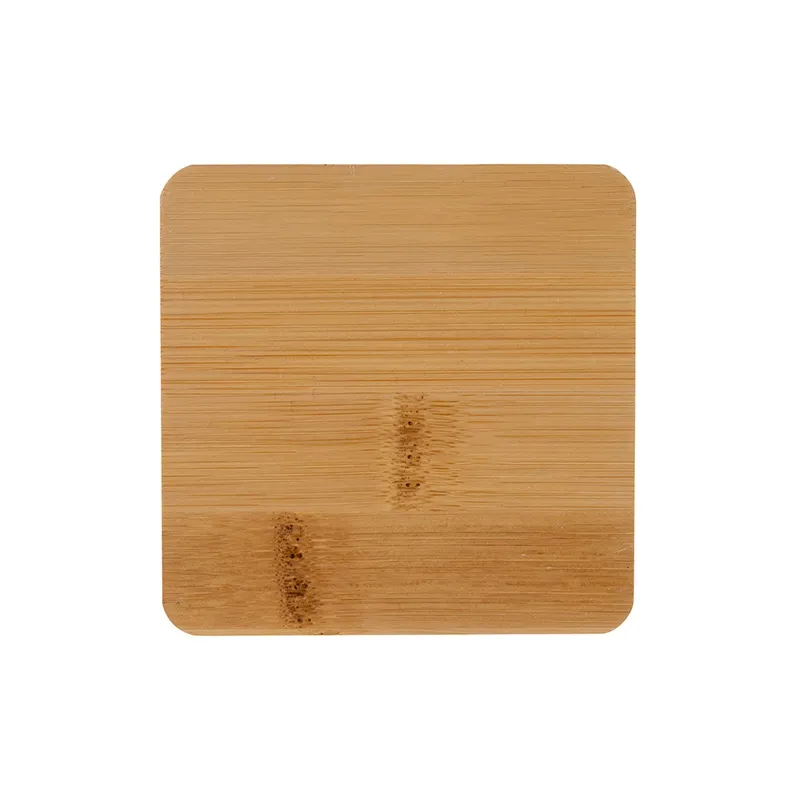 Coaster Bamboo Square with Protective Feet - 3.5 in - product view 2