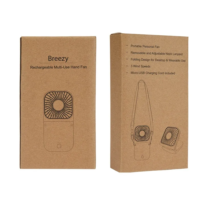 Rechargeable Hand Fan Multi-Use Folding - 5 15/16 in - product view 8