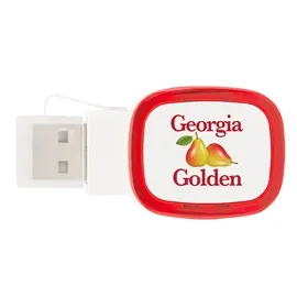 USB Hub Dual-Port with MicroSD Card Reader - 2 x 1 in