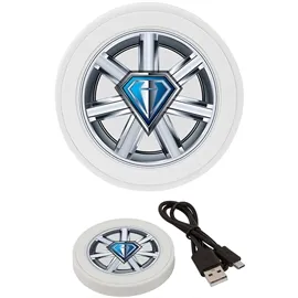 Wireless Charging Pad with Silicone Accent Ring - 2.75 in - product view 6