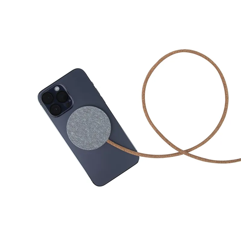 Wireless Charging Pad 10W RPET Cork - 2.4 x 2.4 in - product view 6