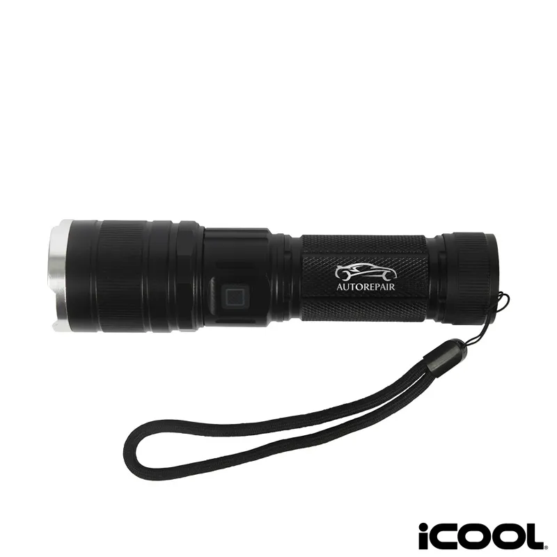 Tactical Flashlight Rechargeable Aluminum 480 Lumen - 6.25 in