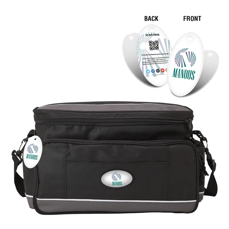 Cooler Bag with BBQ Tools and PEVA Lining - 15 Can - product view 7