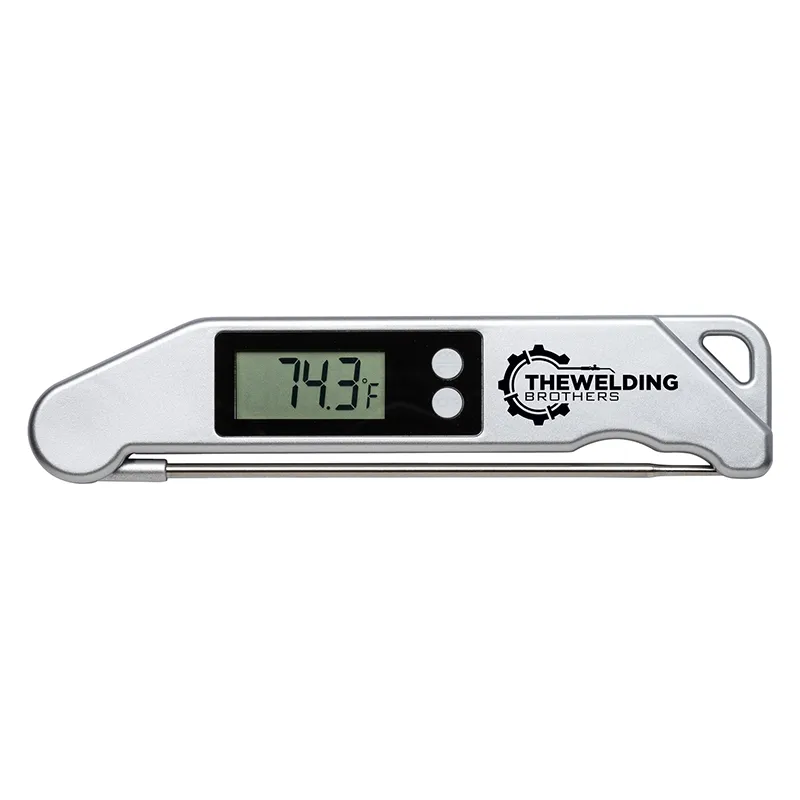 Digital BBQ Thermometer with Foldable Steel Probe