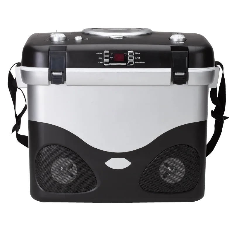 Cooler with Built-in CD Player and AM/FM Radio - 30 Can