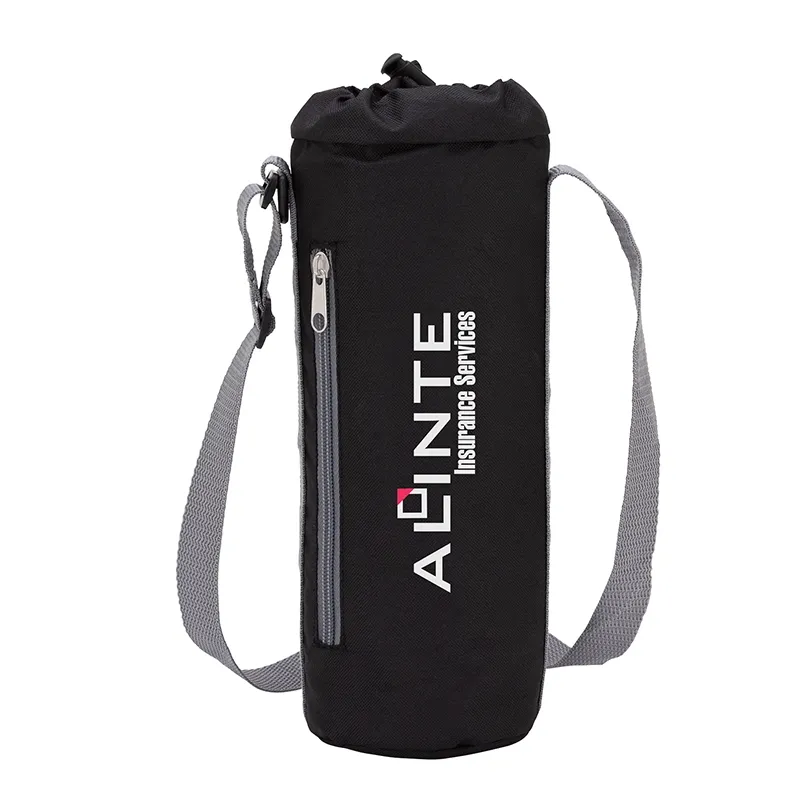Insulated Bottle Carrier with Adjustable Strap