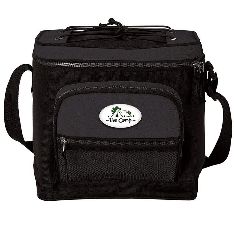 Cooler Bag with Mesh Pocket - 12 Can