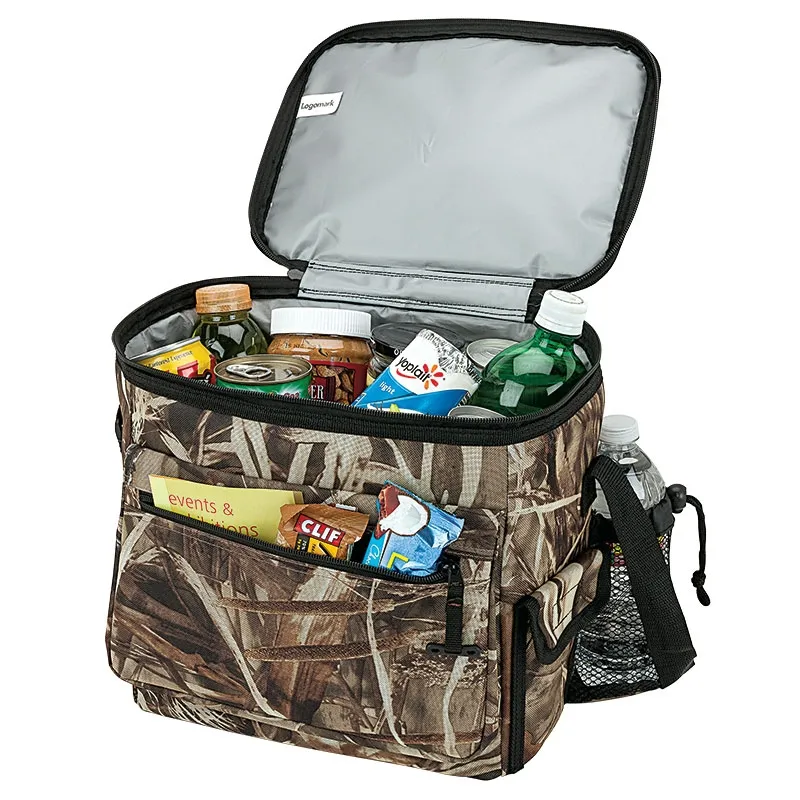 Camo Cooler Bag with Multiple Pockets - 24 Can - product view 7