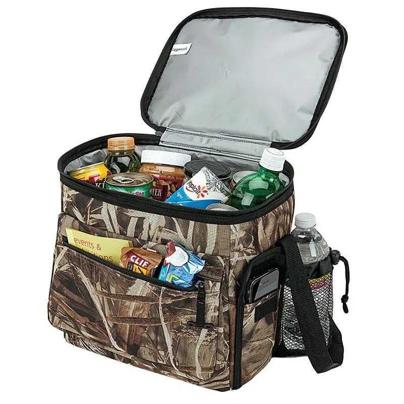 Camo Cooler Bag with Multiple Pockets - 24 Can - product view 8