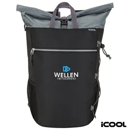 Insulated Backpack Cooler Roll-Top Ripstop - 24 Can