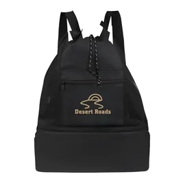 Drawstring Backpack Cooler Mesh Panels - 8 Can