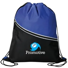 Drawstring Cooler Bag Headphone Port - One Size
