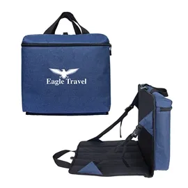 Stadium Cooler Seat Backpack Padded - 18 Can