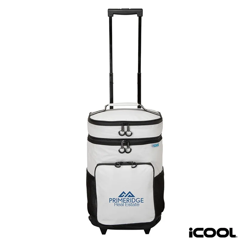 Rolling Cooler Bag Telescoping Handle 4 Wheels - 30 Can - product view 5
