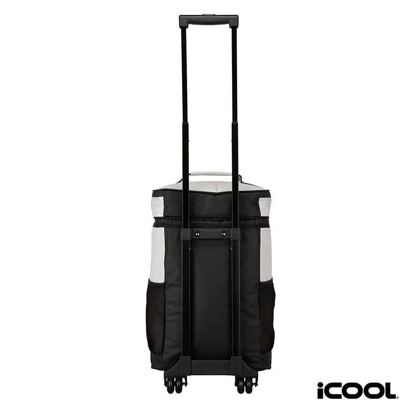 Rolling Cooler Bag Telescoping Handle 4 Wheels - 30 Can - product view 6