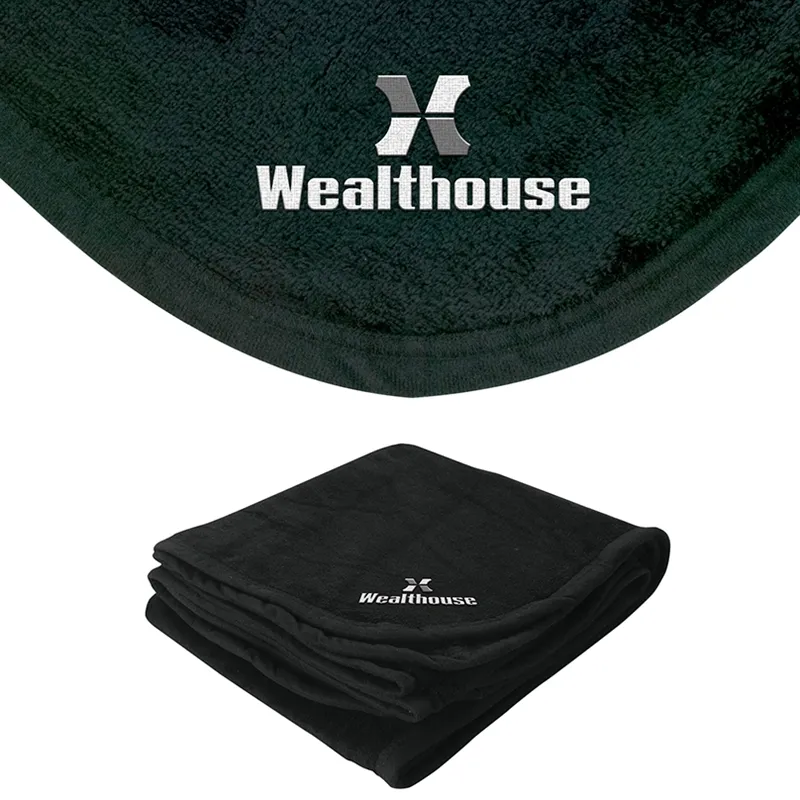 Blanket Micro-Plush Fleece with Carry Bag - 50 x 60 in