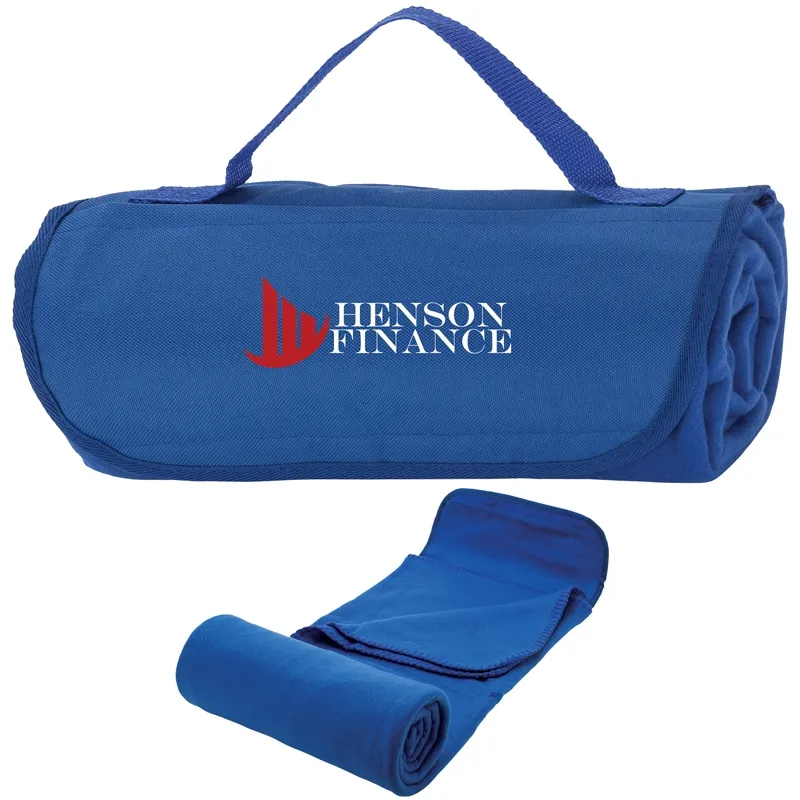 Blanket Roll-Up Fleece with Handle - 48 x 54 in