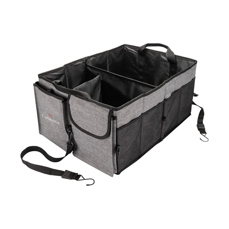 Trunk Organizer Executive Heathered with Straps - 16.5 x 10.5 x 21.5 in