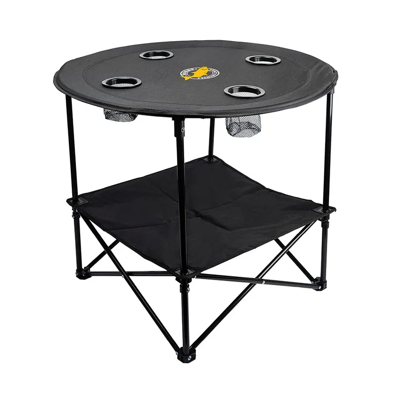 Portable Camping Table with Cup Holders - 28 in Diameter - product view 5