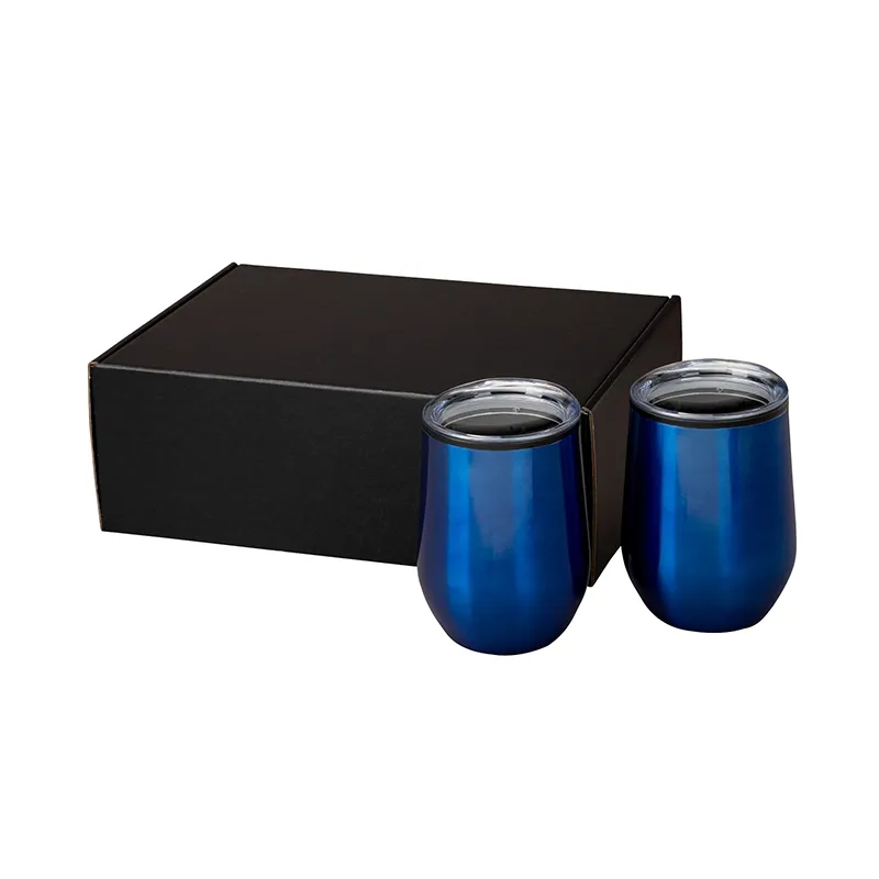 Wine Tumbler Gift Set with Sipper Lids - 12 oz (2 Pack) - product view 4