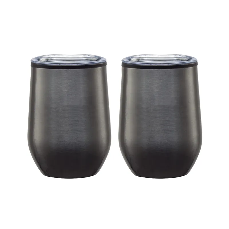 Wine Tumbler Gift Set with Sipper Lids - 12 oz (2 Pack) - product view 7
