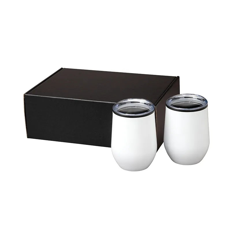 Wine Tumbler Gift Set with Sipper Lids - 12 oz (2 Pack) - product view 11