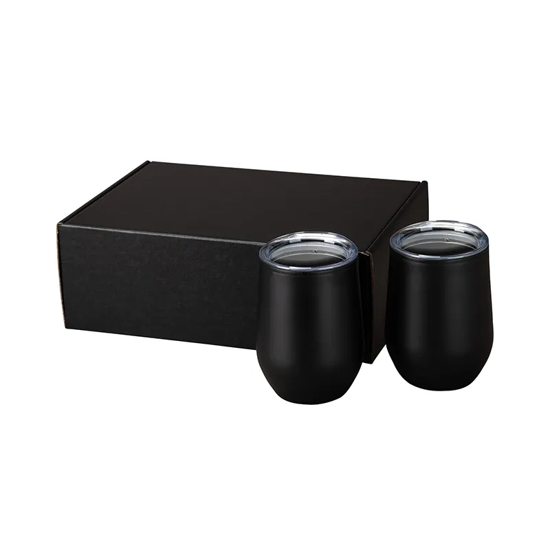 Wine Tumbler Gift Set with Sipper Lids - 12 oz (2 Pack) - product view 15
